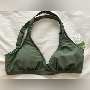 Dark green size M bathing suit top